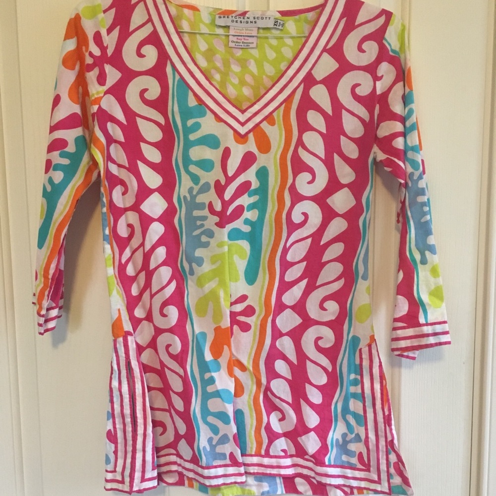 Gretchen Scott Colorful Tunic